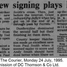 The Courier Report 24/07/1995 (RossCounty(a))