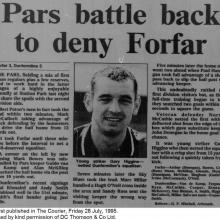The Courier Report 28/07/1995 (ForfarAthletic(a))
