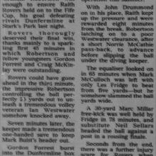 The Courier Report 16/08/1995 (RaithRovers(a))