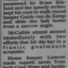 The Courier Report 23/08/1995 (AyrUnited(a))