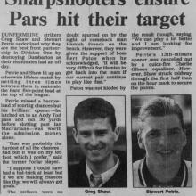The Courier Report 23/10/1995 (Dumbarton(h))