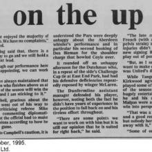 The Courier Report 30/10/1995 (DundeeUnited(a))