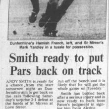 The Courier Report 08/01/1996 (StMirren(a))
