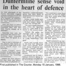 The Courier Report 15/01/1996 (Clydebank(h))