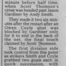 The Courier Report 03/08/1999 (ForfarAthletic(a))