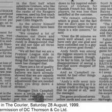The Courier Report 28/08/1999 (Falkirk(h))
