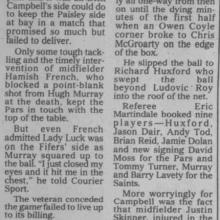 The Courier Report 13/09/1999 (StMirren(h))