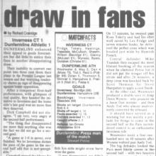 Match Report 29/10/1999 (InvernessCaledonianThistle(a))