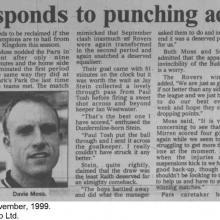 The Courier Report 08/11/1999 (RaithRovers(h))
