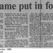 The Courier Report 15/11/1999 (Livingston(h))