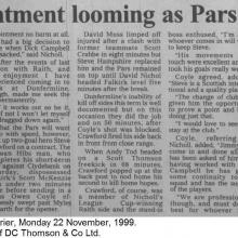 The Courier Report 22/11/1999 (Falkirk(a))