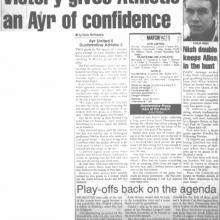 Match Report 14/04/2000 (AyrUnited(a))