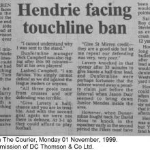 The Courier Report 01/11/1999 (StMirren(a))
