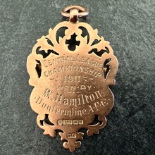 1910-1911 Central League Winners Medal